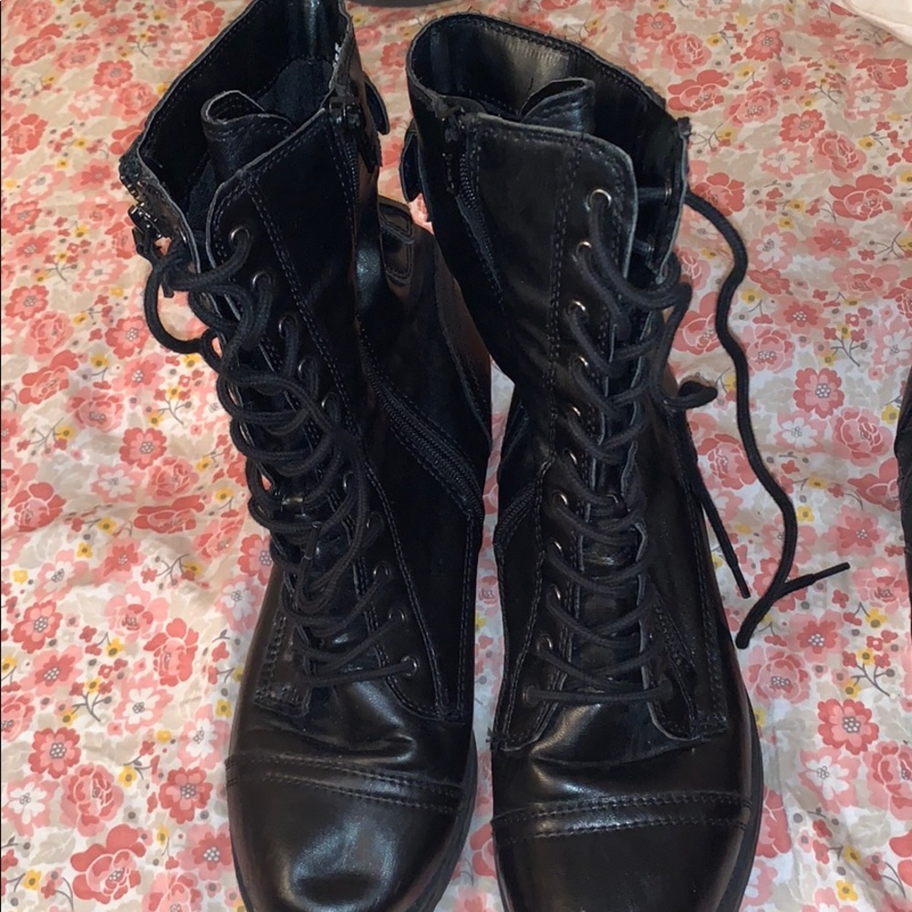 black boots